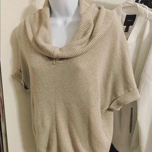 Gold Sparkle Calvin Klein Turtleneck Size Large